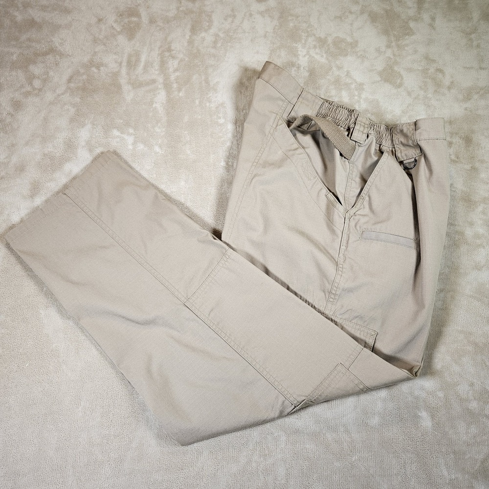 5.11 Tactical Mens Ripstop Cargo Pants Khaki Tan 74273-120 36x32